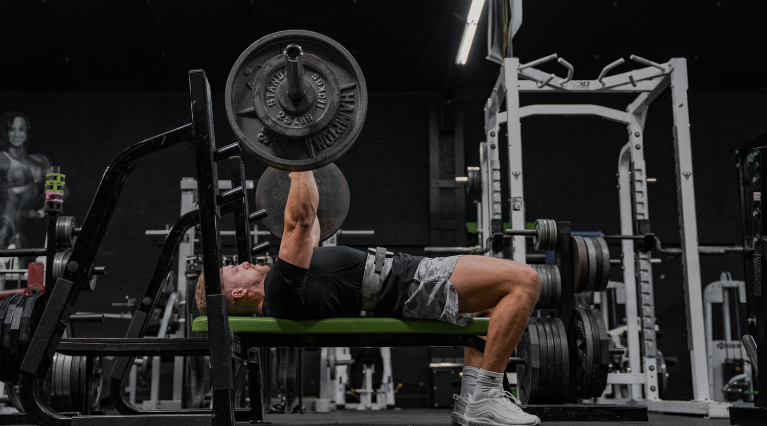 Wearing a lifting belt for bench press
