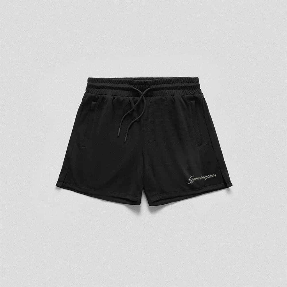 Reaper Script Mesh Shorts lay flat front side