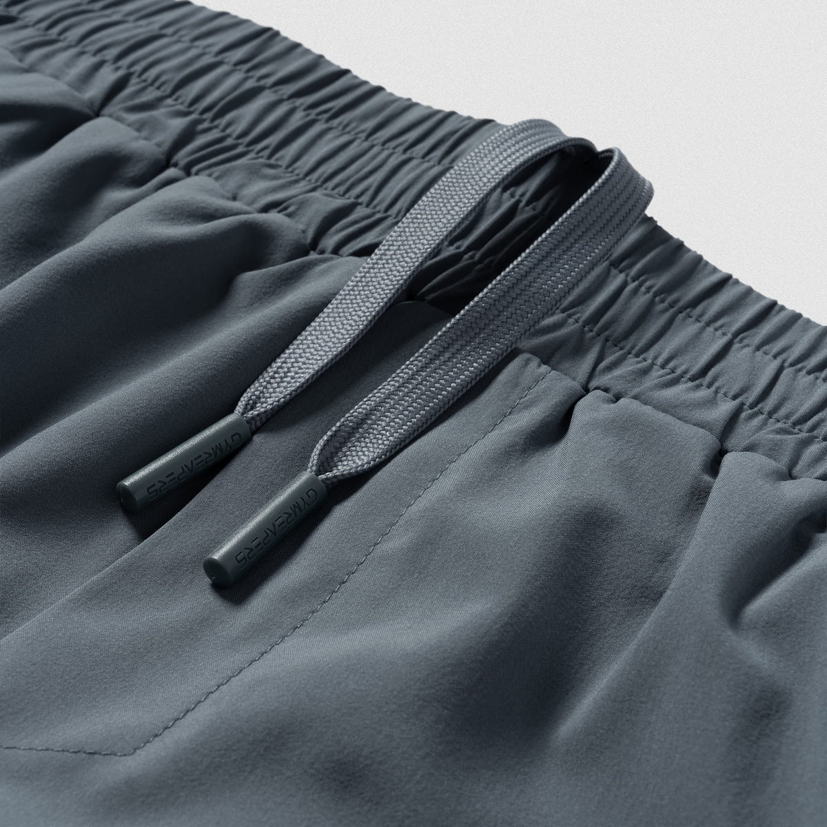 Axis 6" Lined Shorts - Lake waistband detail