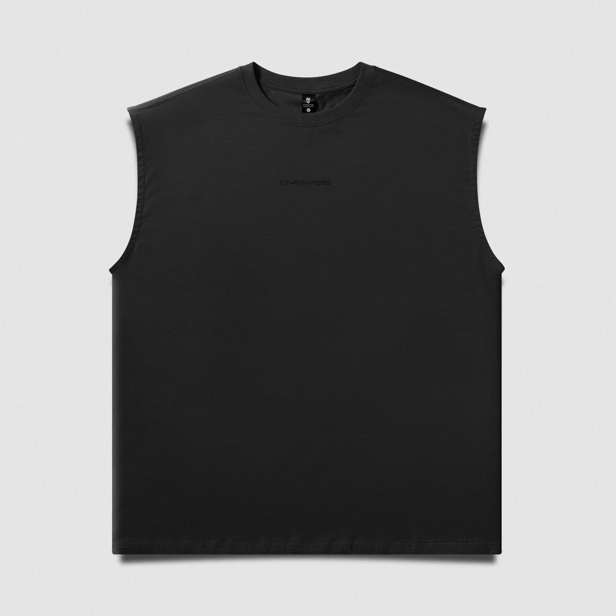 Axis Cap Sleeve Tank - Black/Black front product view