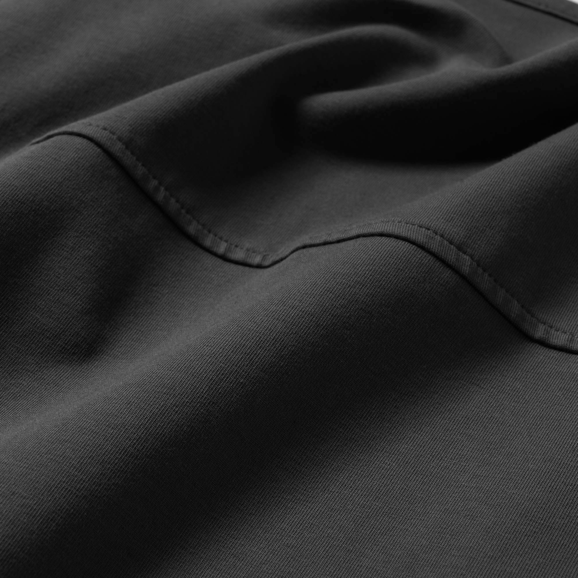 Axis Scoop Hem Tank - Black/White