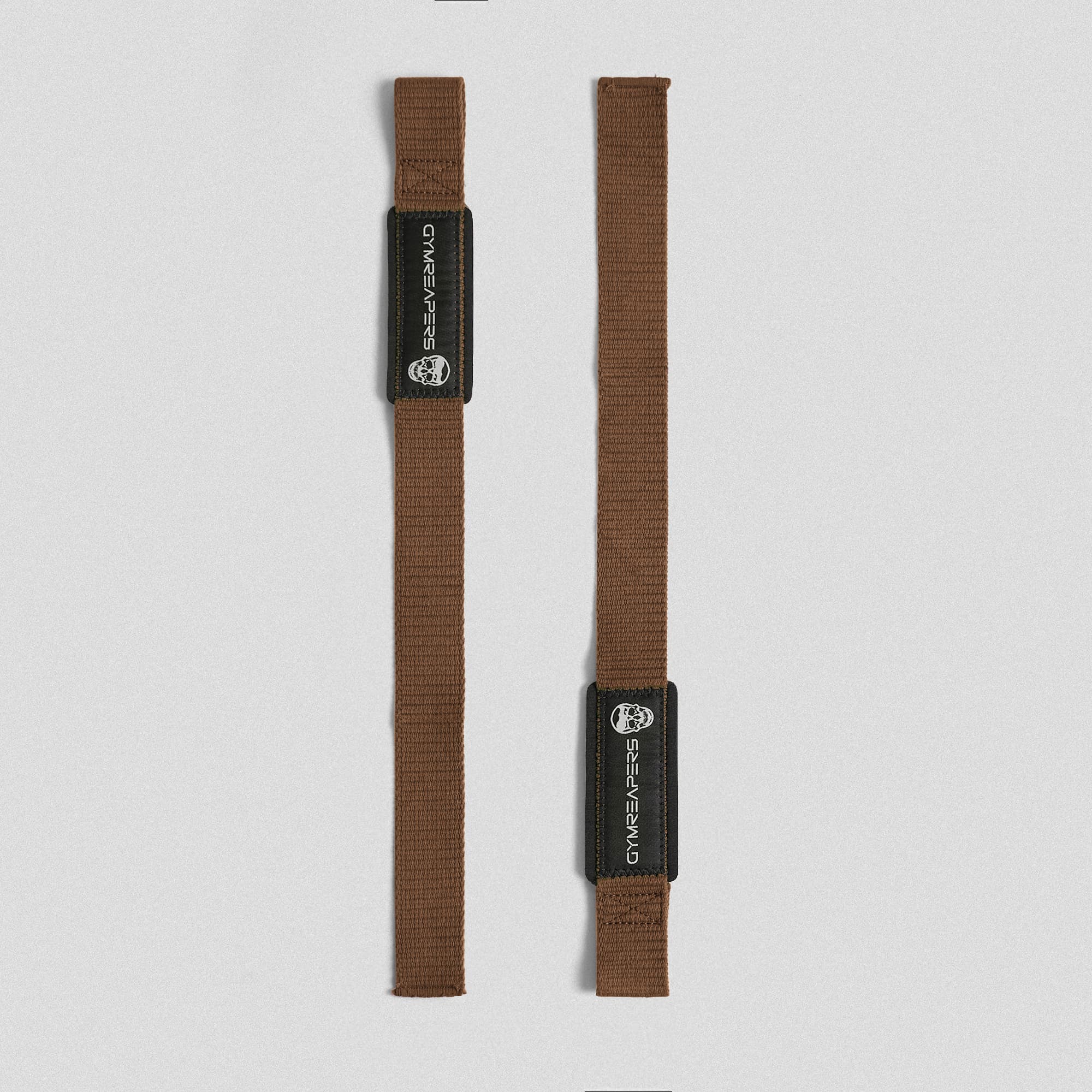 Brown Lifting Straps both flat