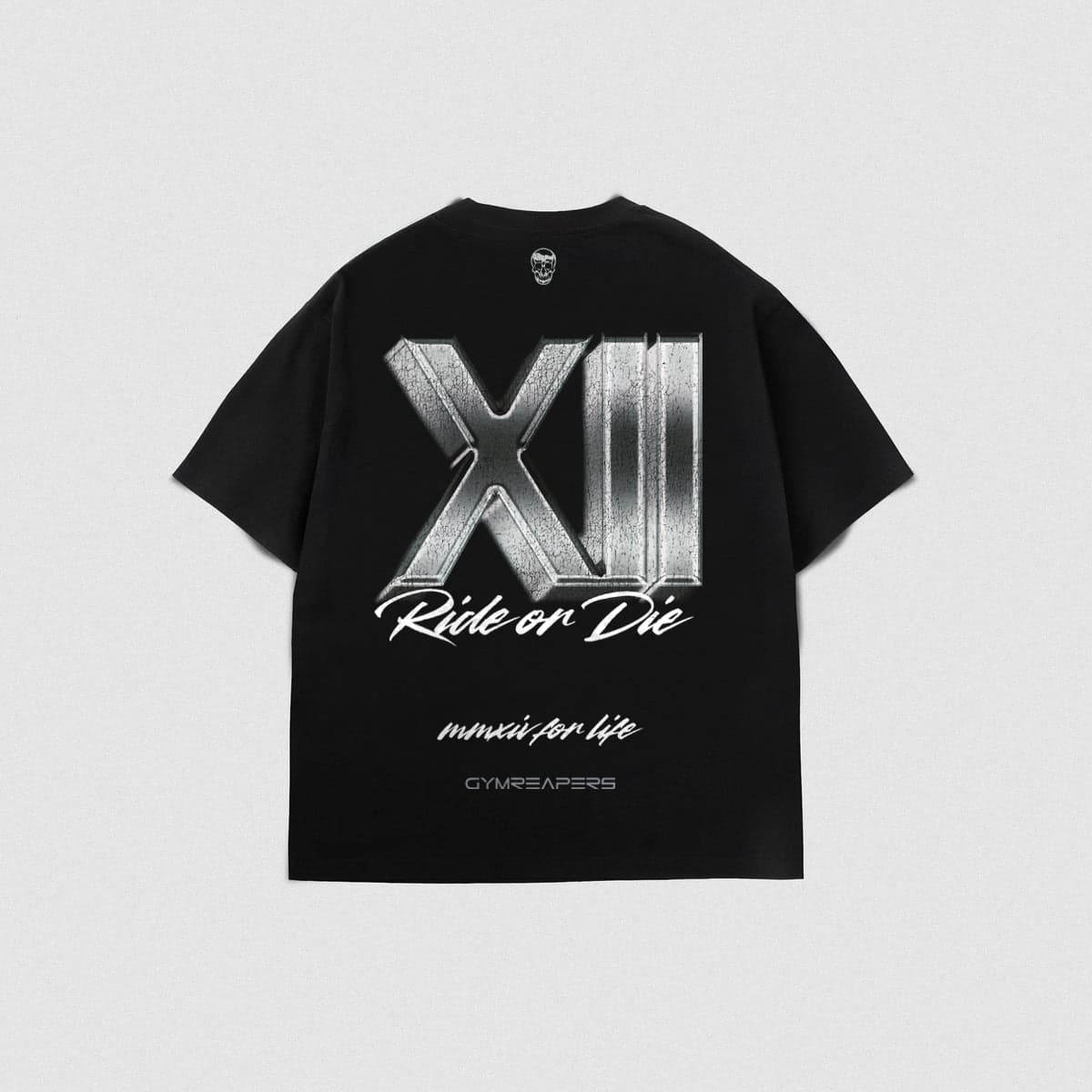 12th Anniversary Tee - Ride or Die lay flat back side