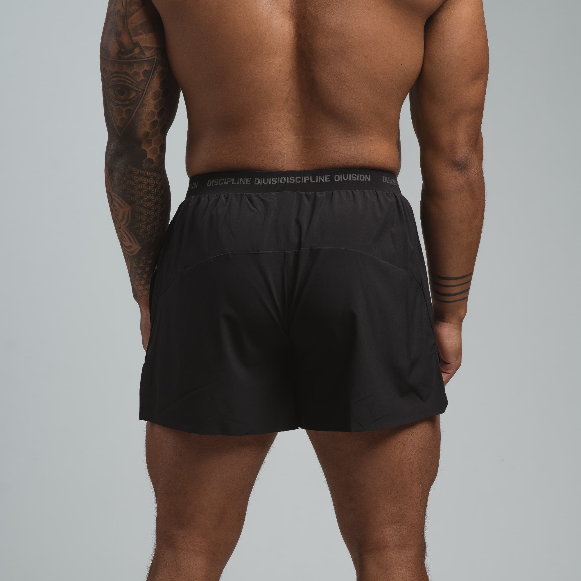 Discipline Division Running Shorts mens back shot