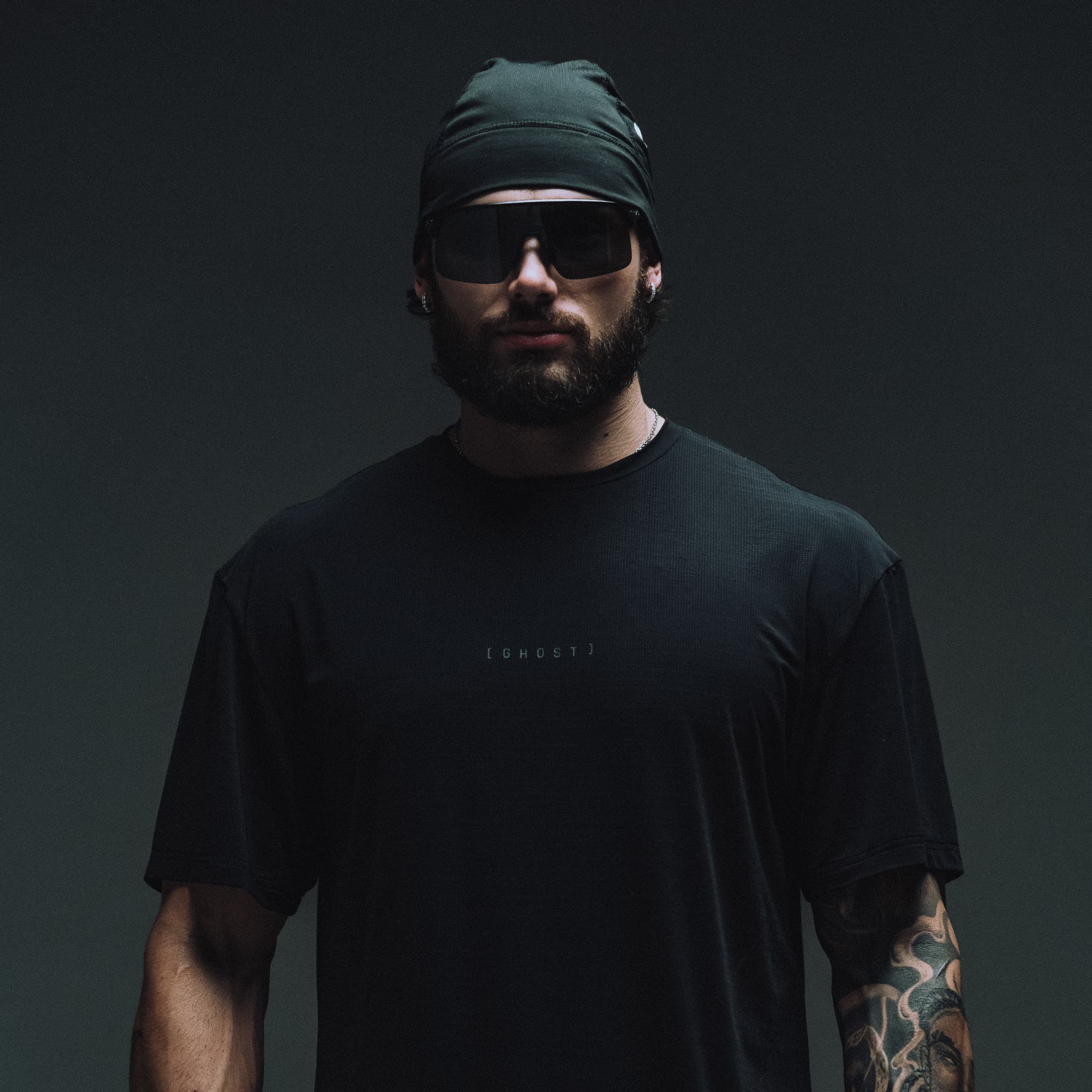 Lifestyle shot of athlete wearing the Stryda™ Skull Cap front view