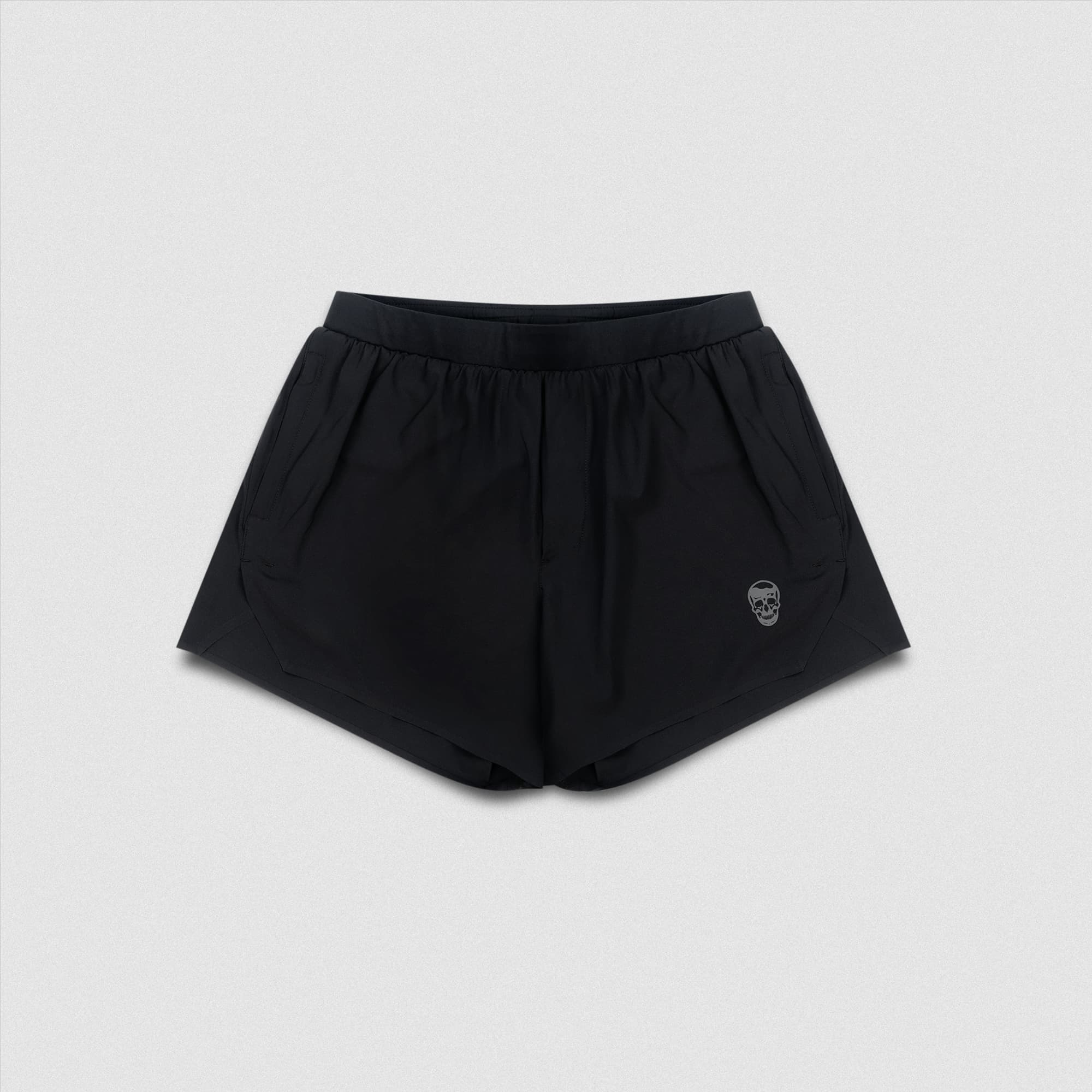 Ghost 5" Run Shorts lay flat front view