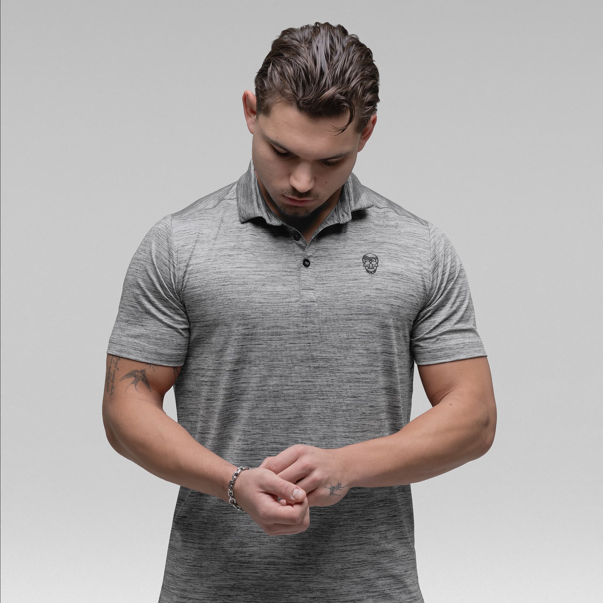 Legion Polo - Heather Gray