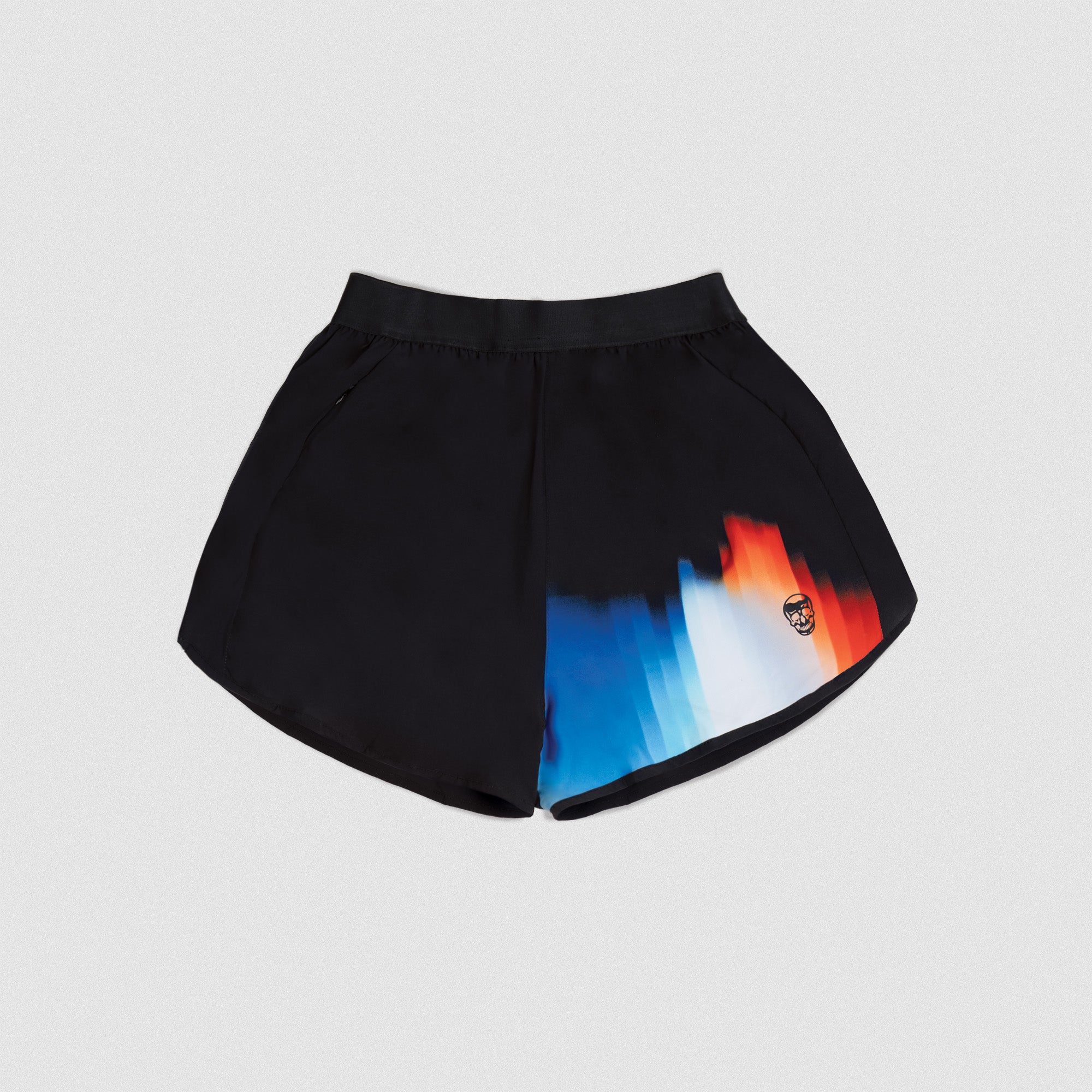 Solar Flare 3" Liner Short lay flat front view