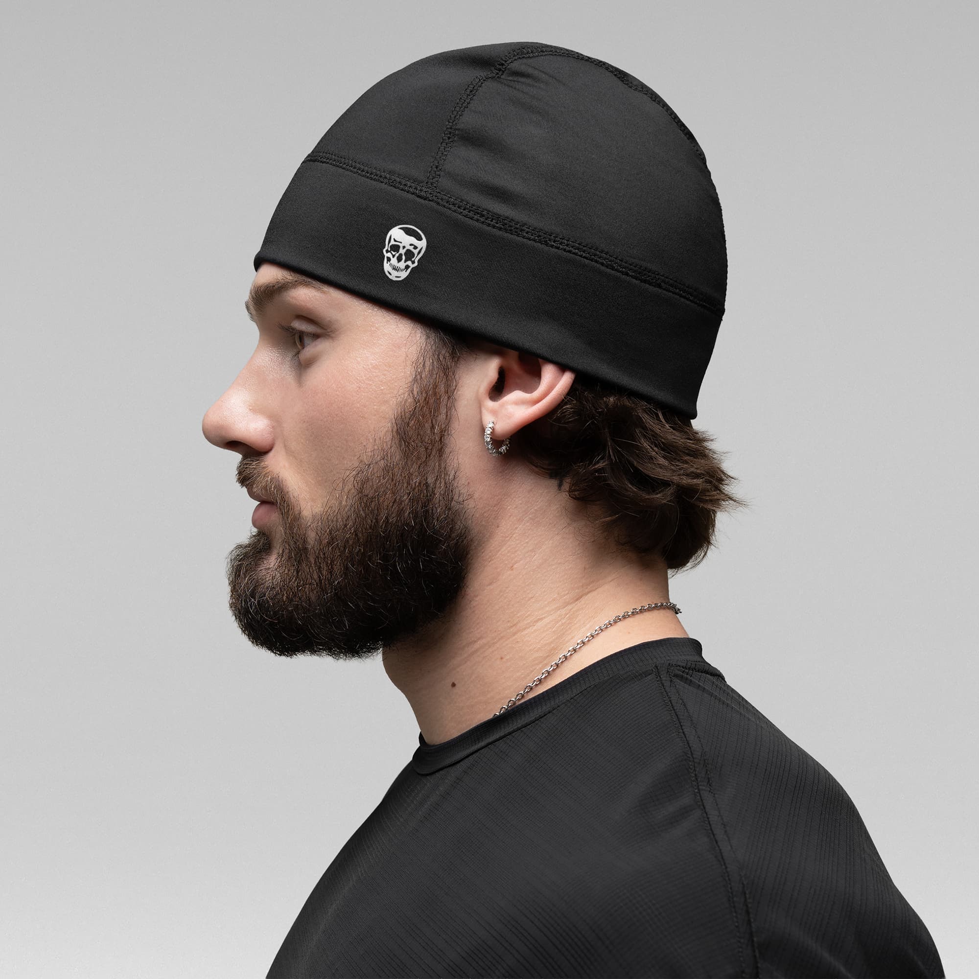 Athlete wearing the Stryda™ Skull Cap side view