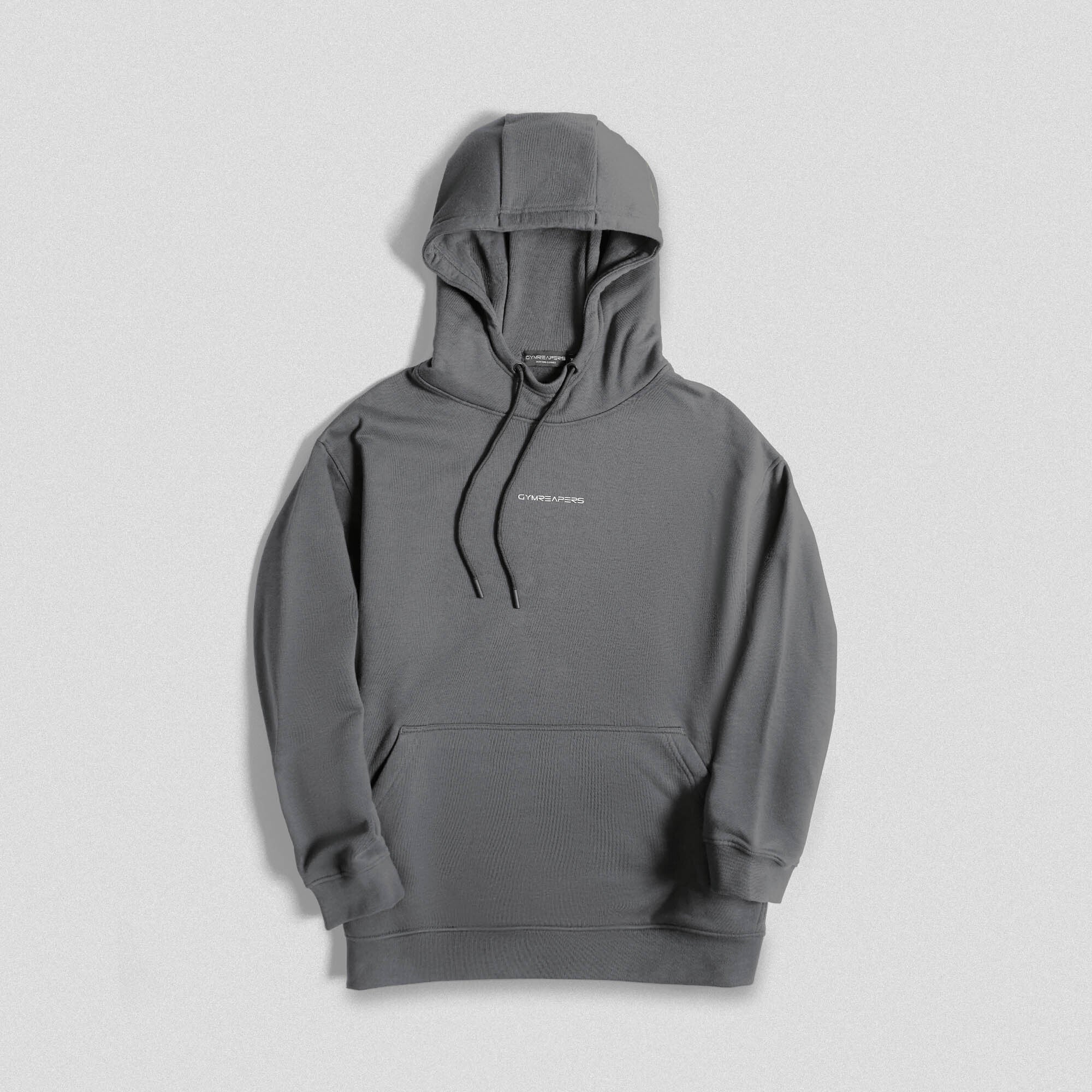 charcoal axis mockneck hoodie front
