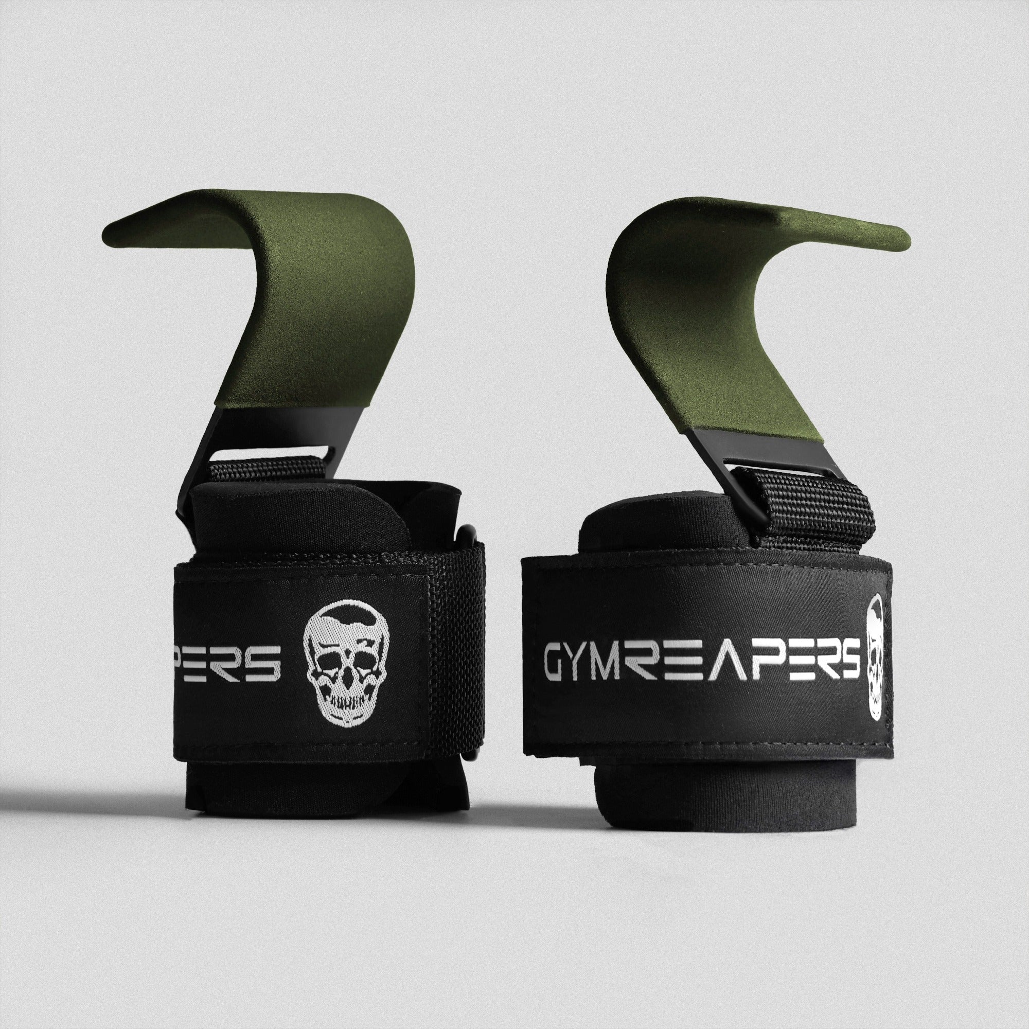 Gymreapers Lifting Hooks - OD Green