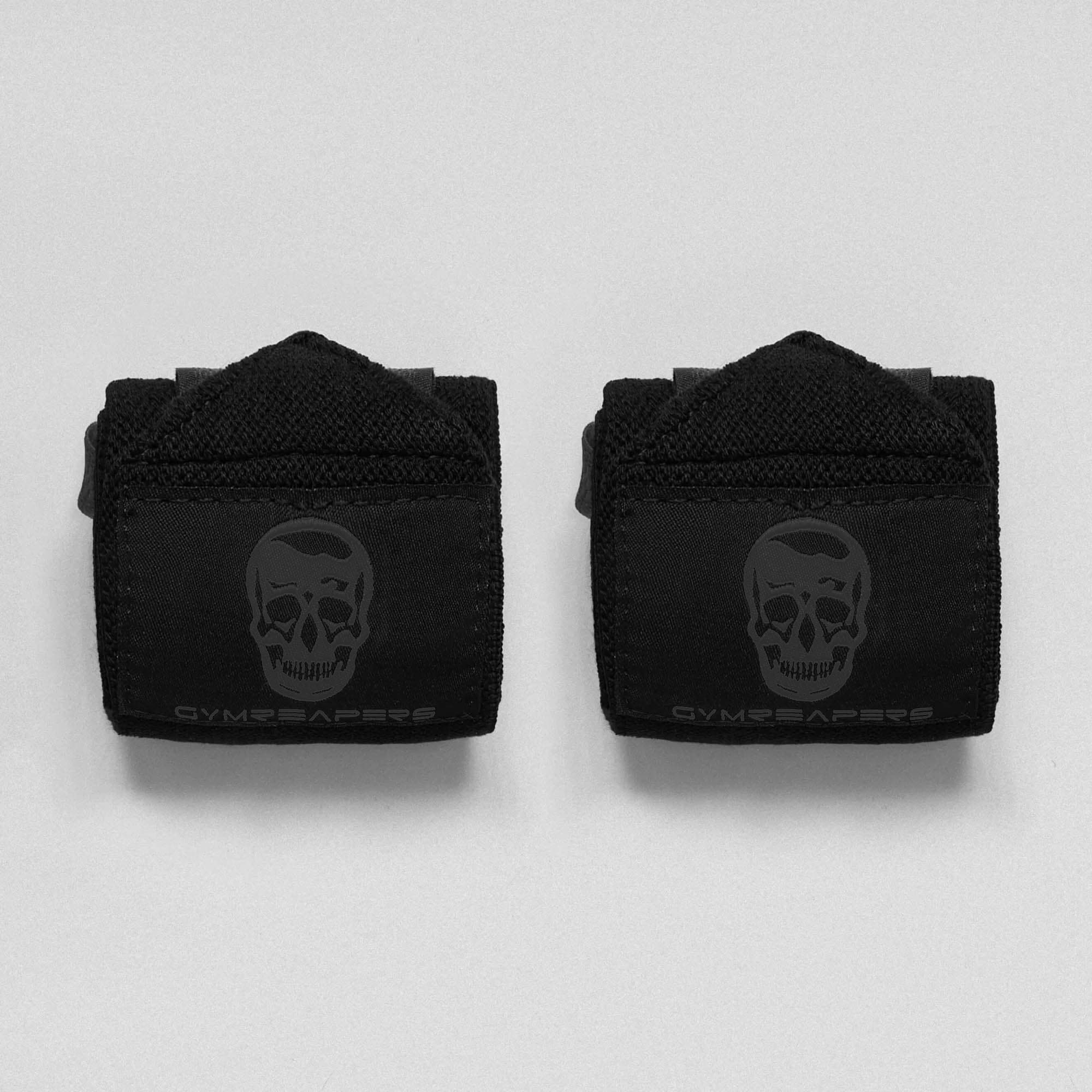 all black wrist wraps image side by side