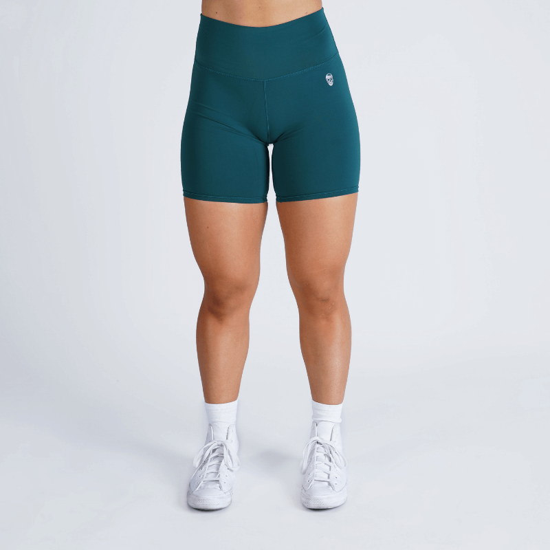 Emerald green 2025 biker shorts