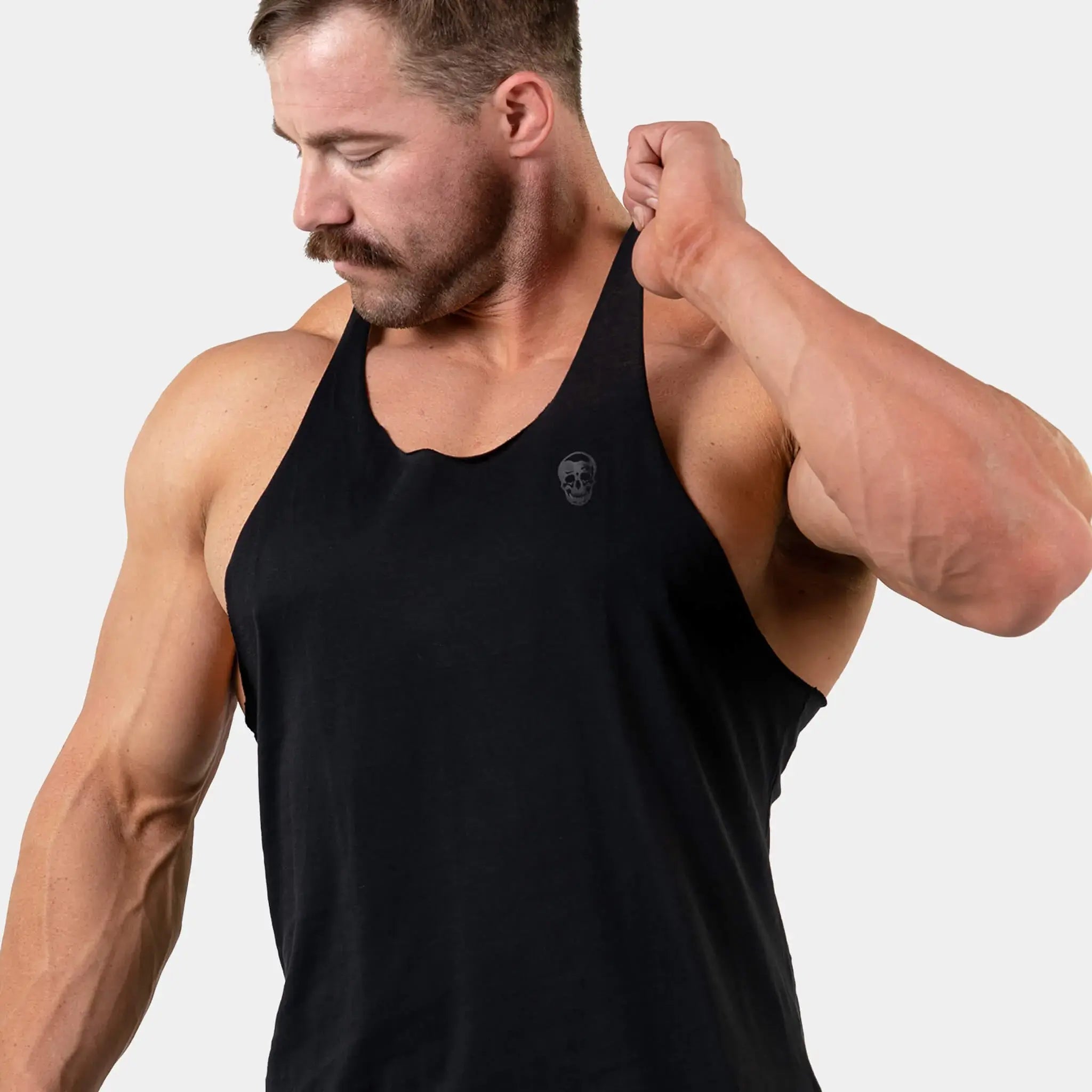 stringe black raw edge