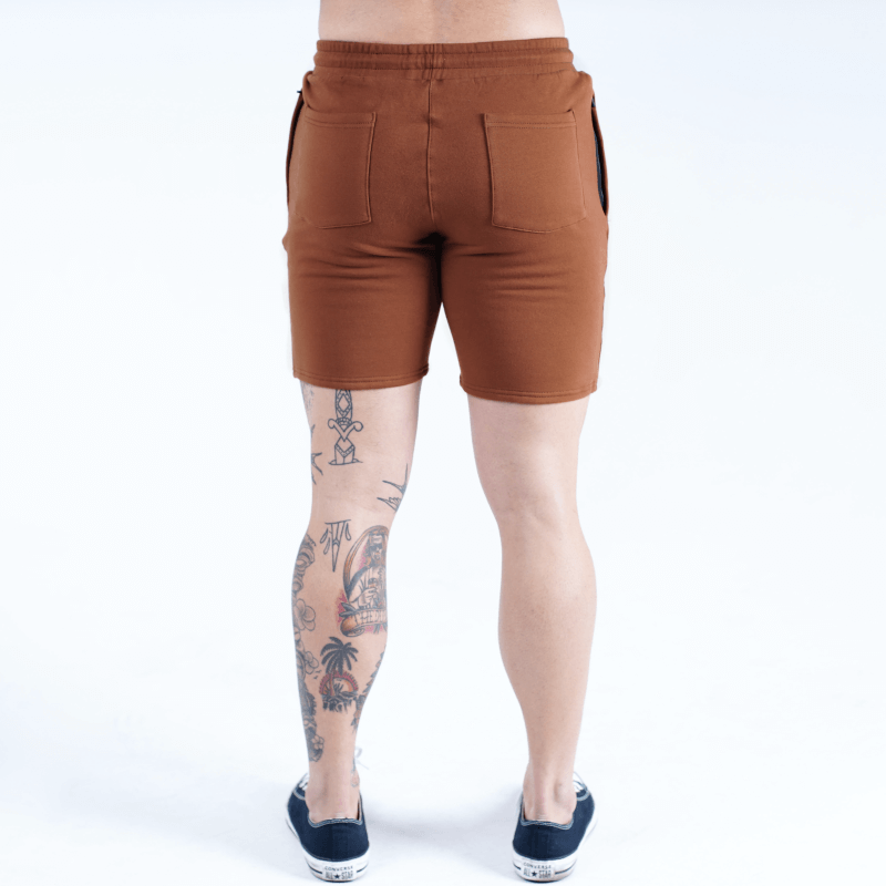 sweat shorts clay back