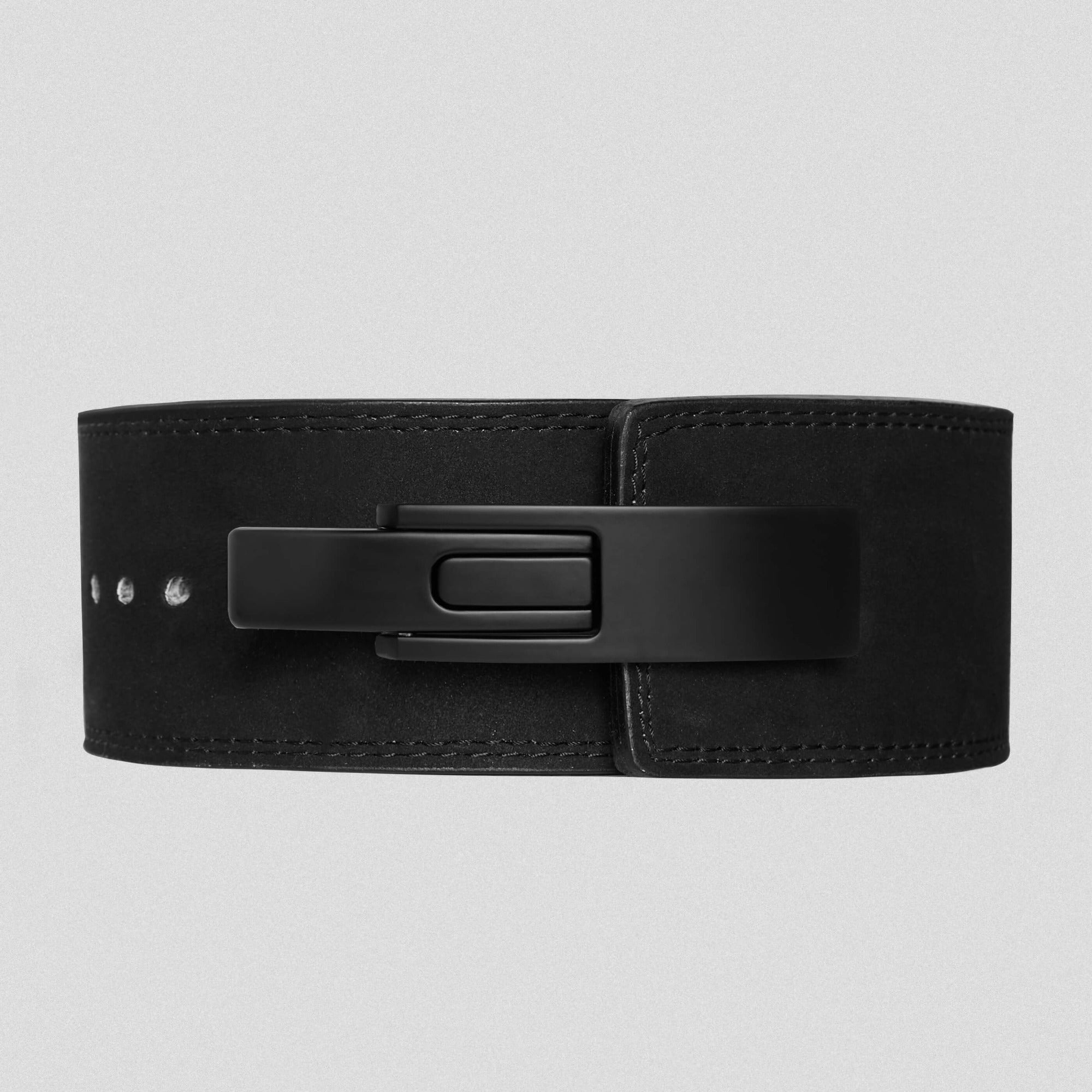 10mm lever belt black front