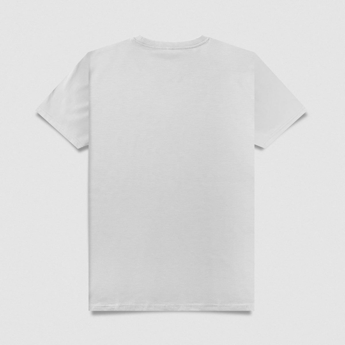 Axis Box Tee - White back product view