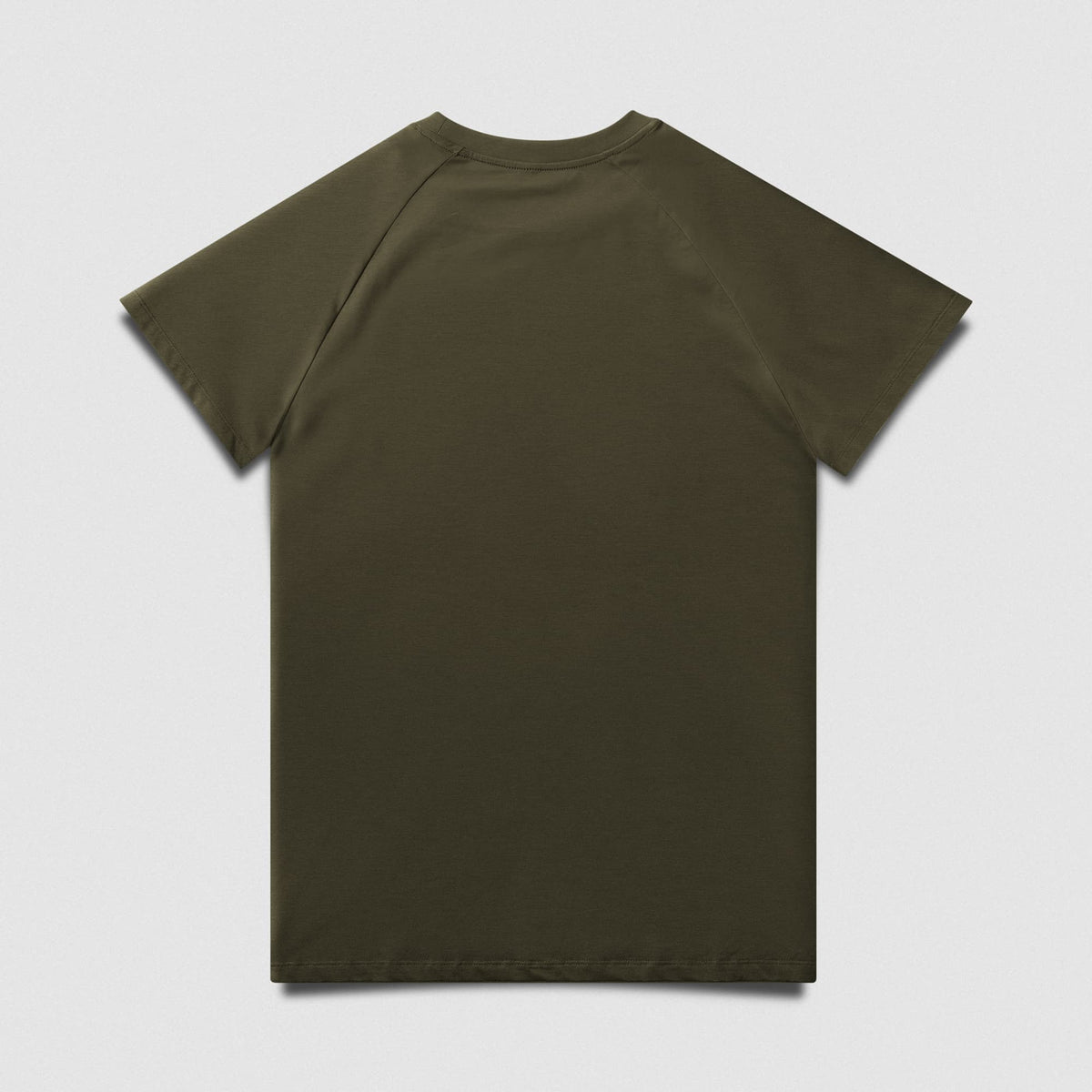 Axis Raglan Tee - OD Green back product view