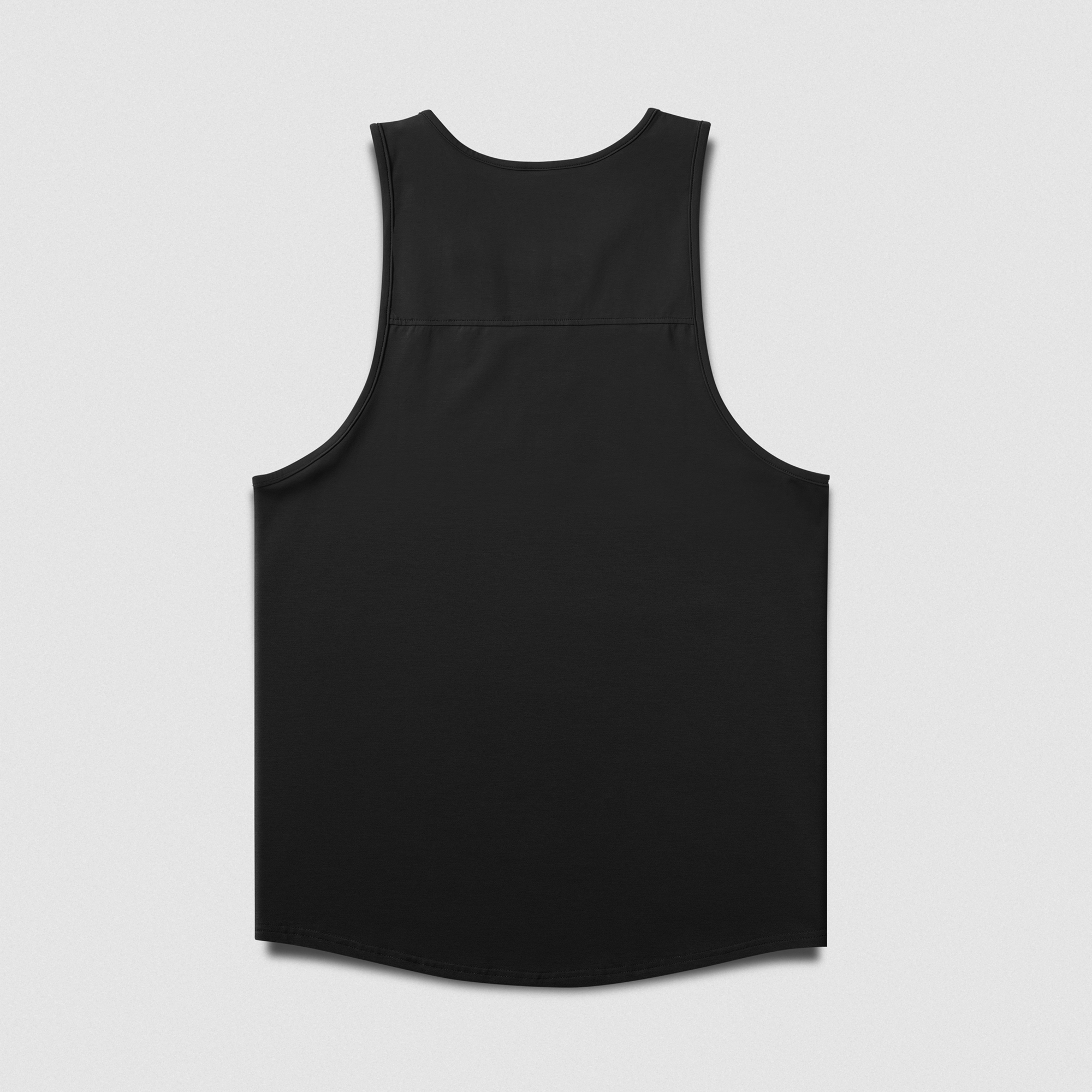 Axis Scoop Hem Tank - Black/White
