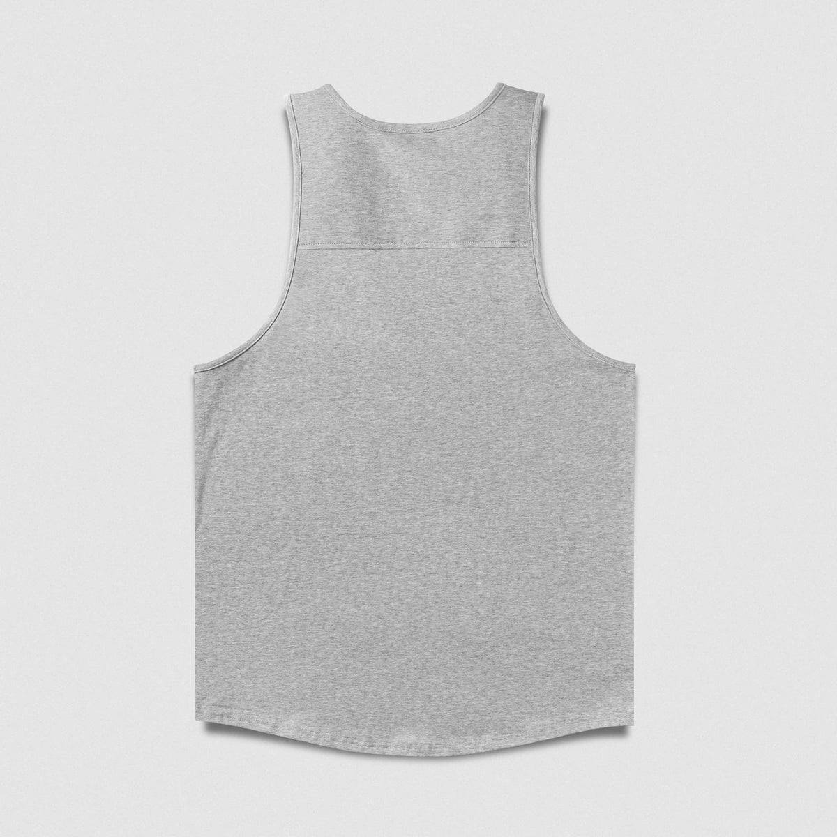 Axis Scoop Hem Tank - Heather Gray back product view