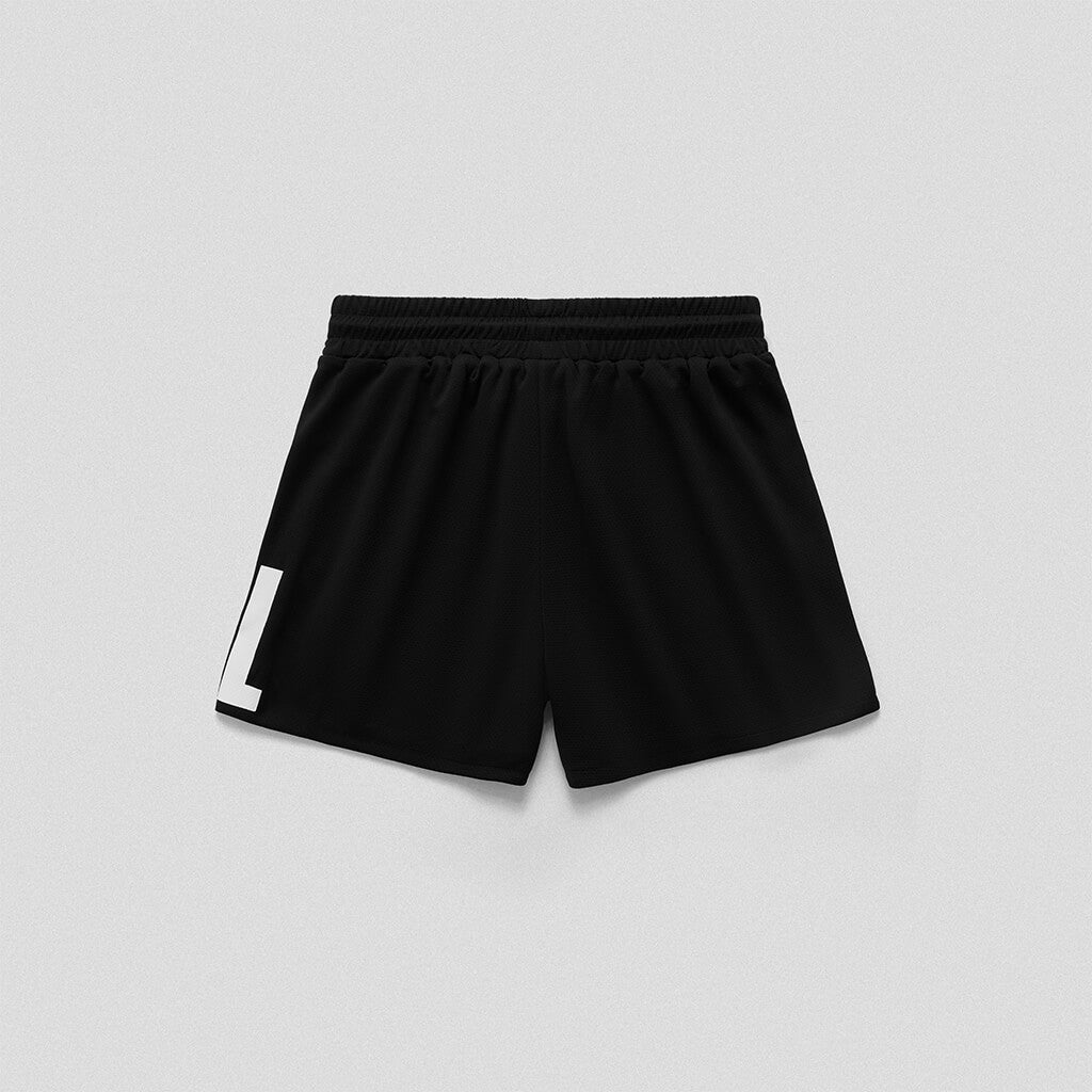 animal mesh shorts back