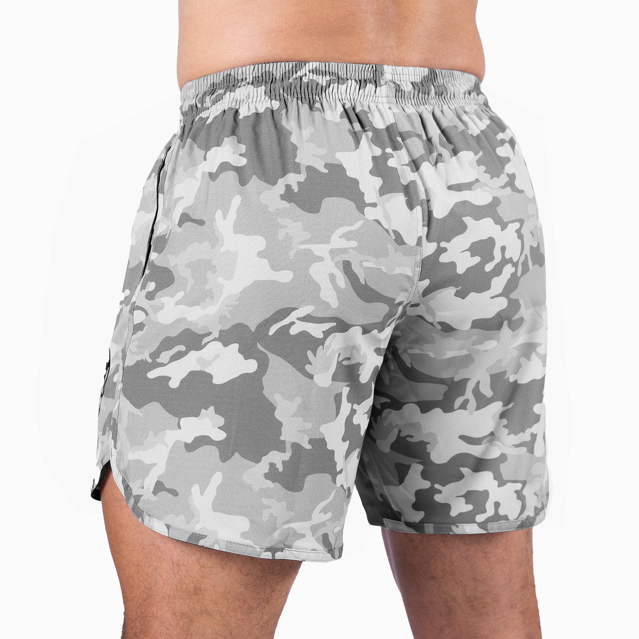 gr training shorts white camo cropped rear new