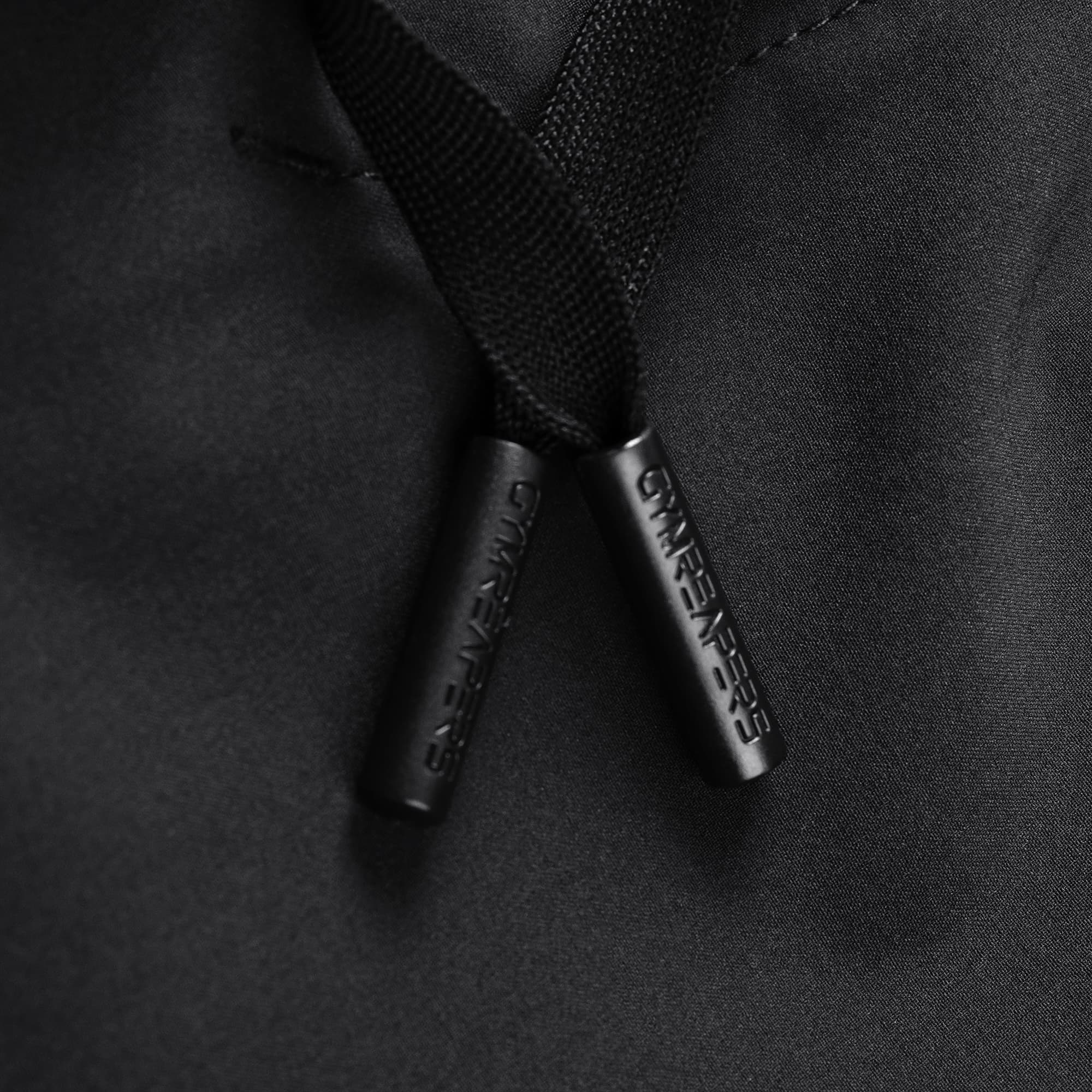 Ghost 5" Run Shorts detail shot of drawcords