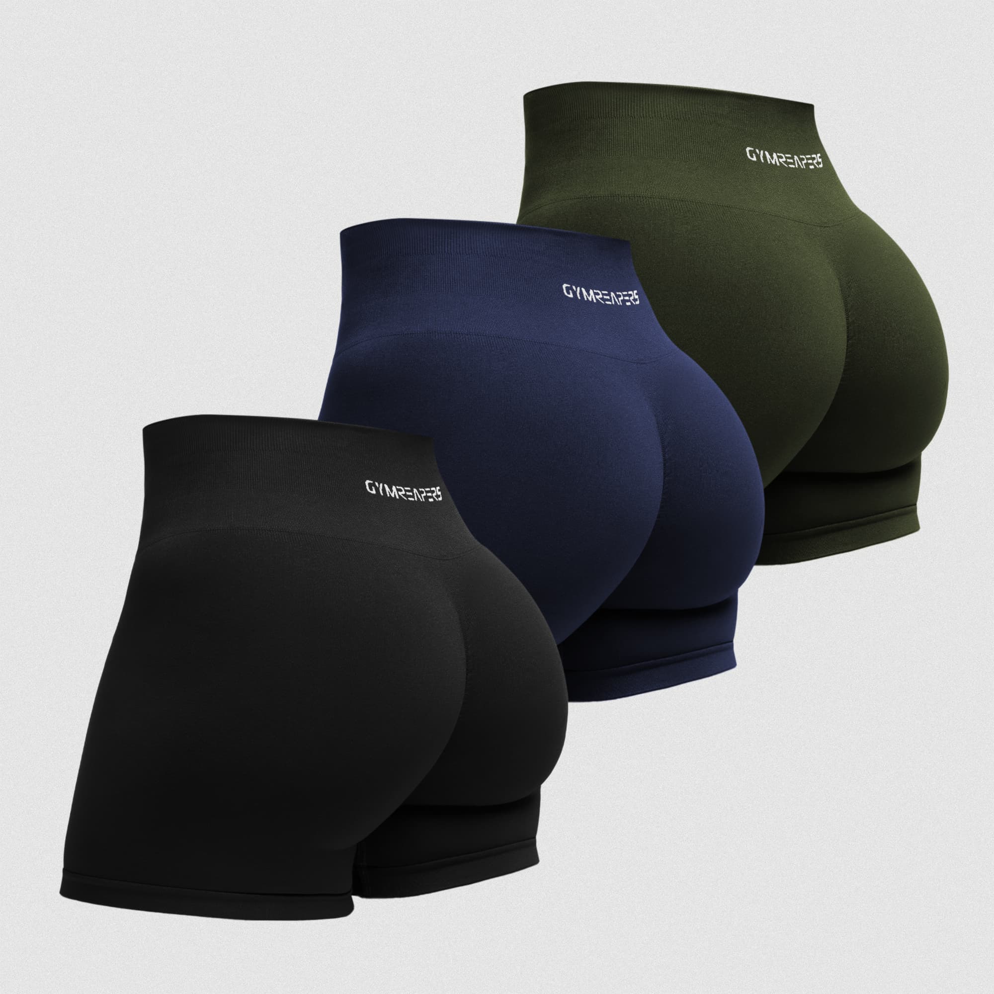 Black/Cobalt/Ranger Green Halo Shorts 3-Pack main image