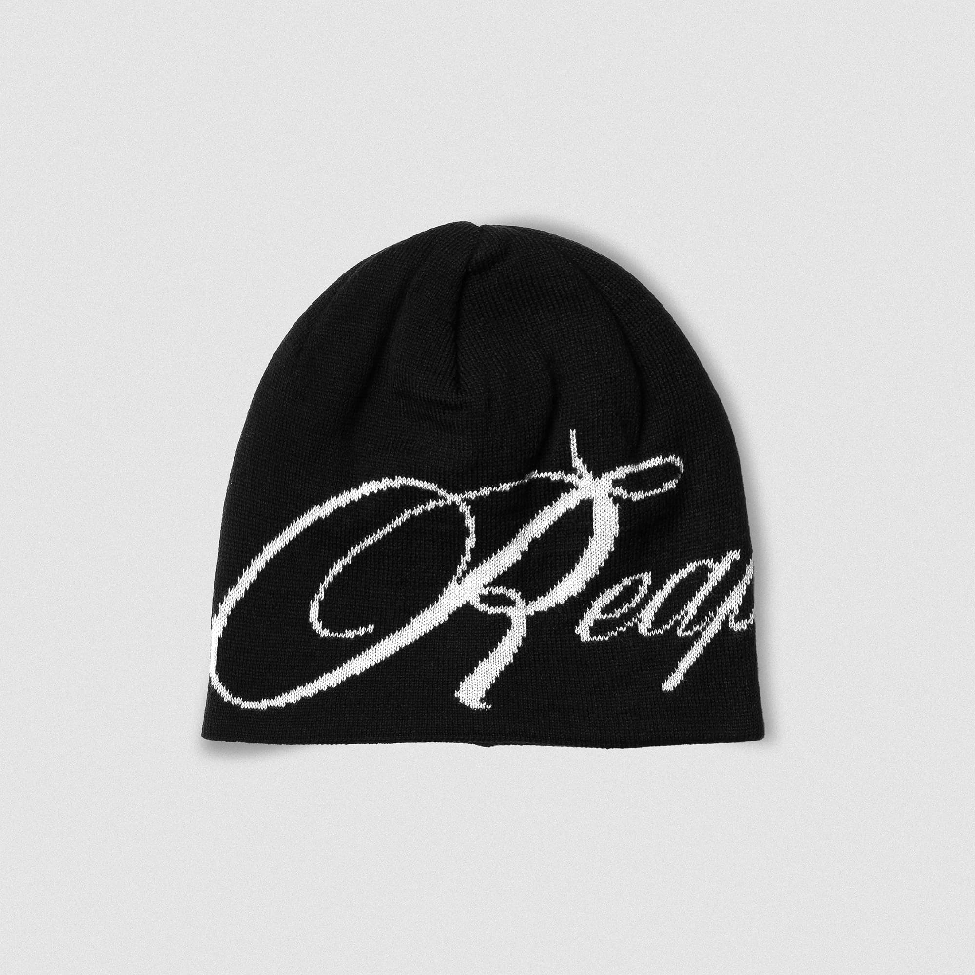 Reapers Skull Cap Beanie - Black/White main image