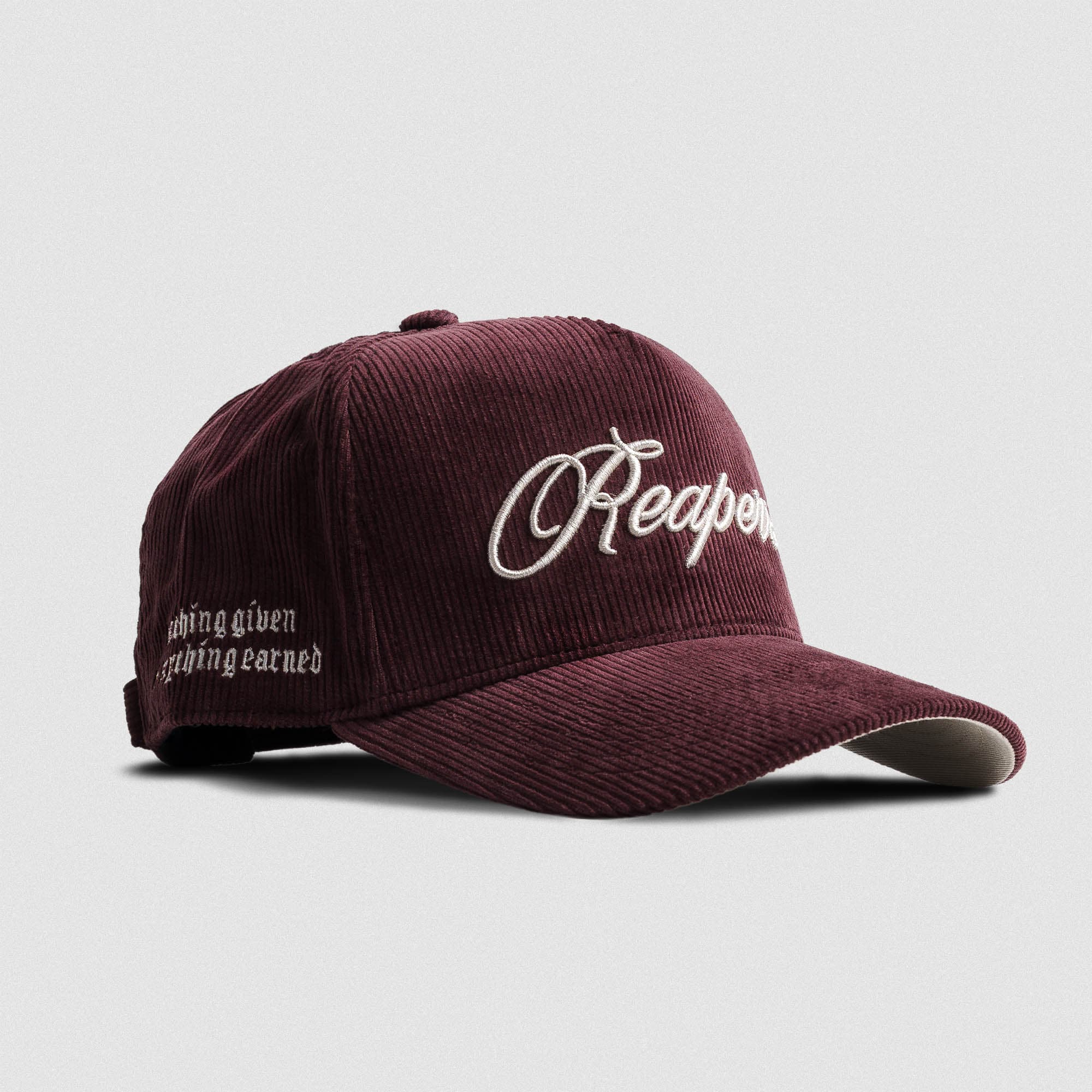 Corduroy Reapers 5-Panel Hat - Velvet/Tan main image