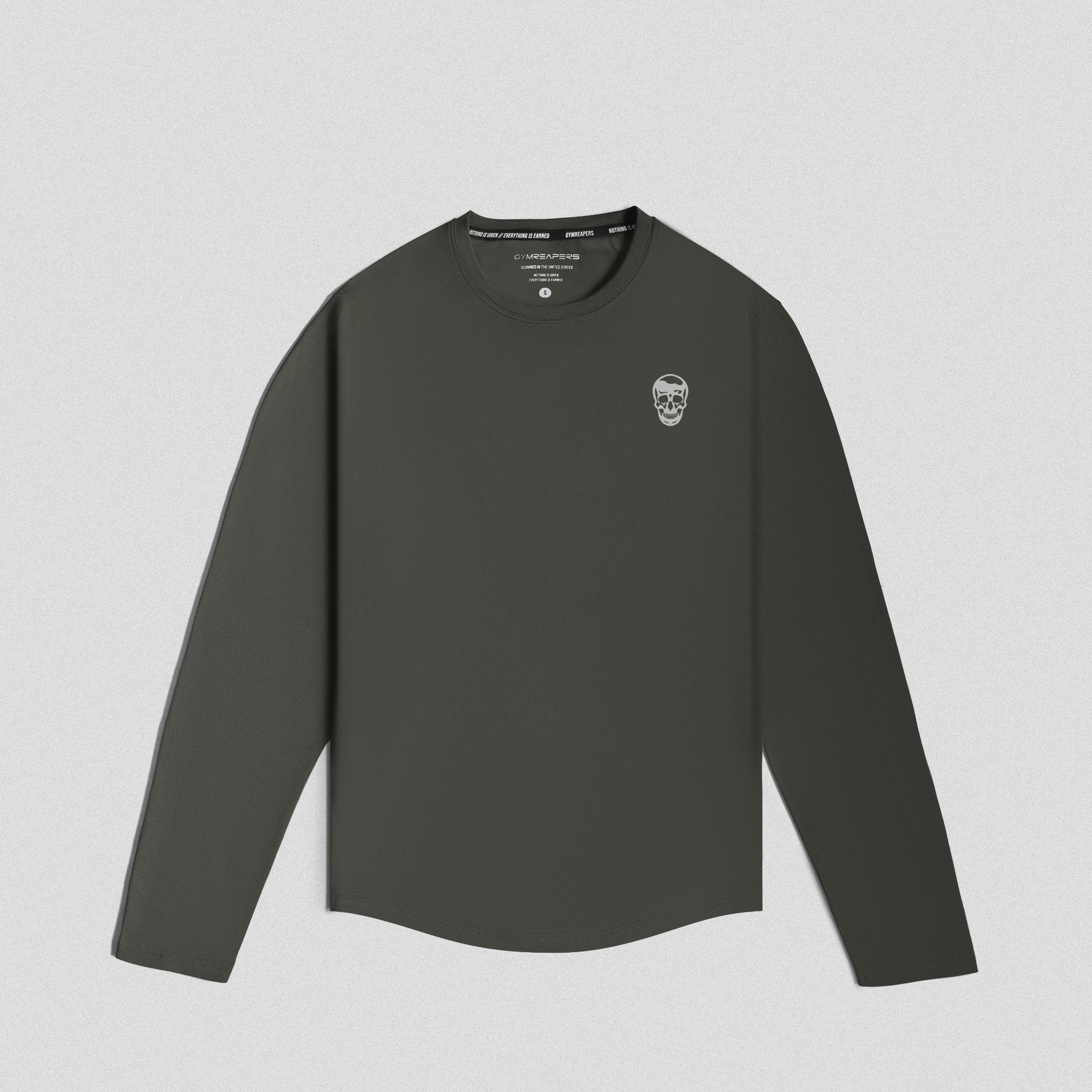 performance long sleeve shirt od green main