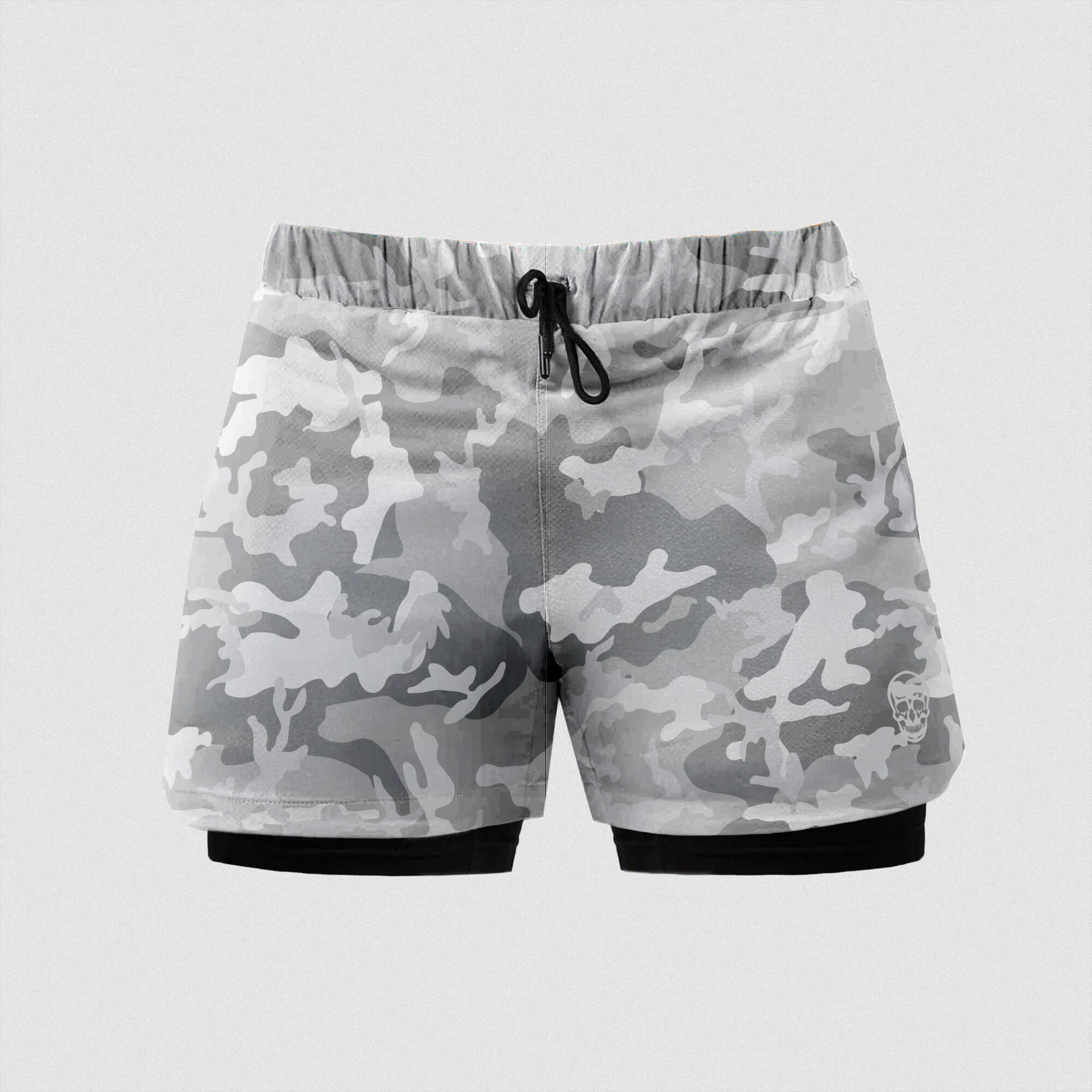 react shorts white camo