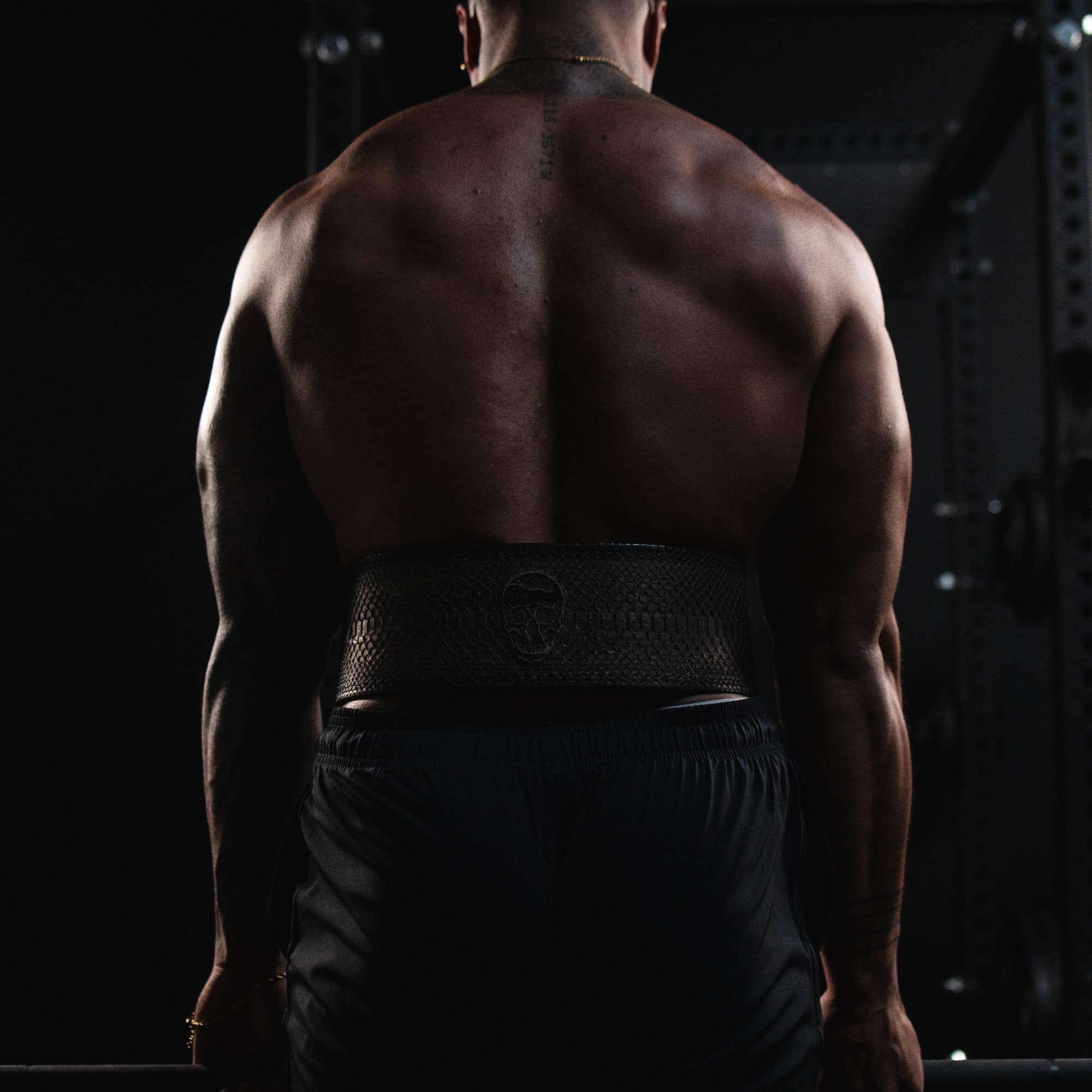 10MM Lever Belt - Onyx Python