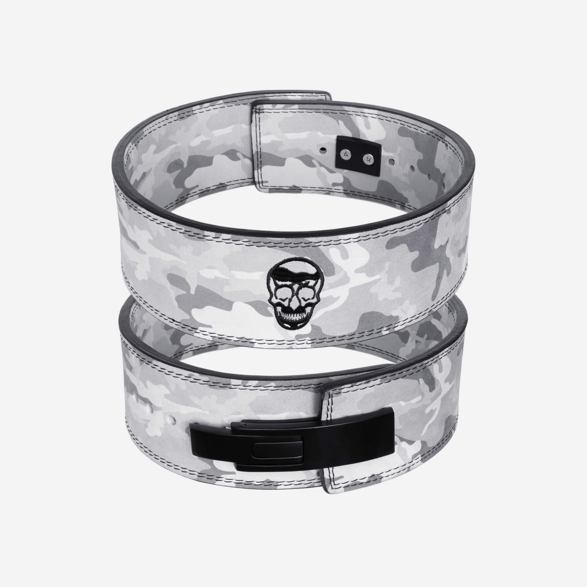 Gymreapers Strength Kit - 10MM White Camo  Wrist wrap, Lifting straps,  Knee sleeves