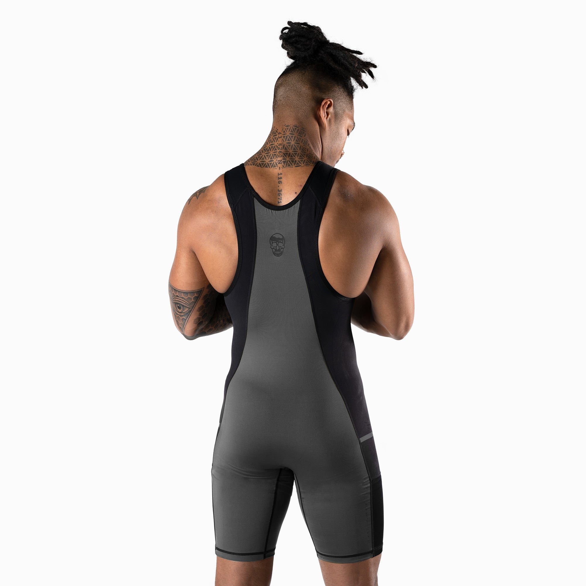 apex singlet gray back full