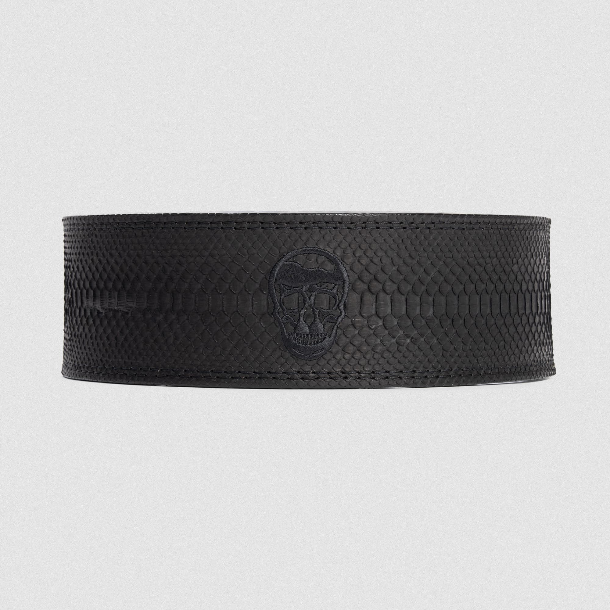10MM Lever Belt - Onyx Python