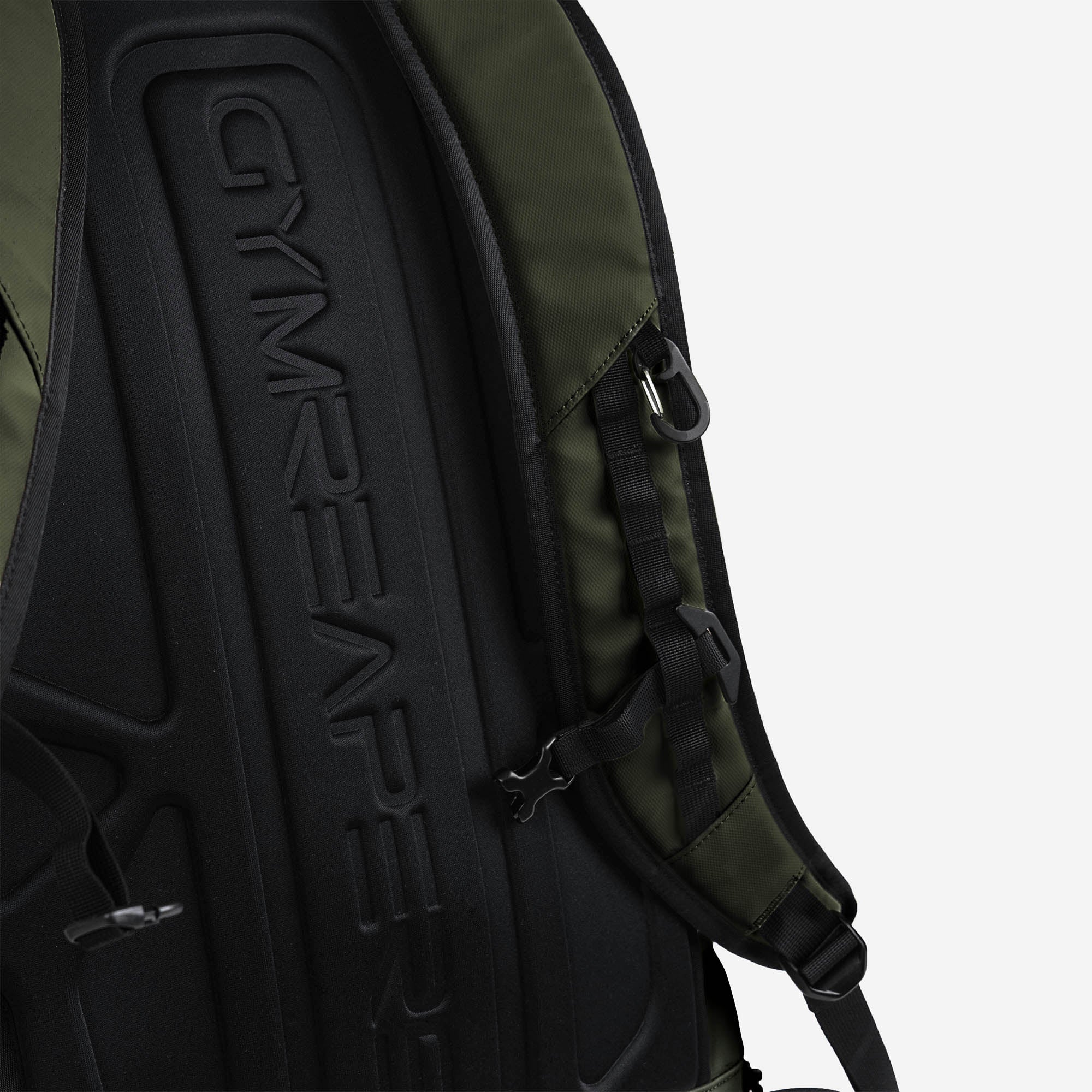 gravestone backpack od green back