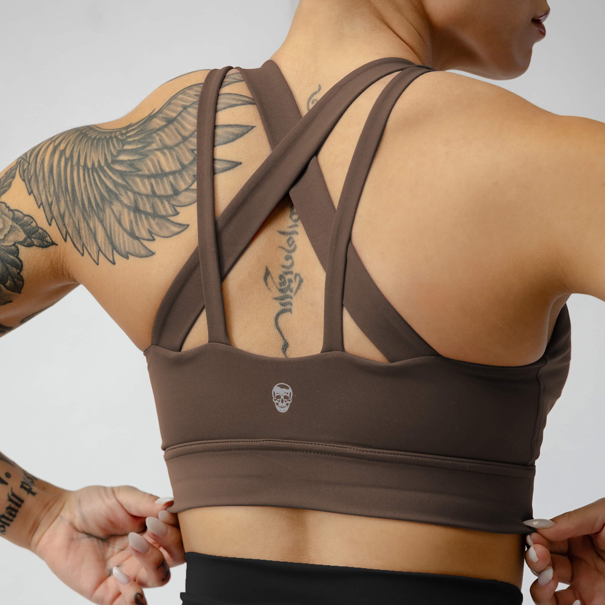 harmony bra toffee back detail