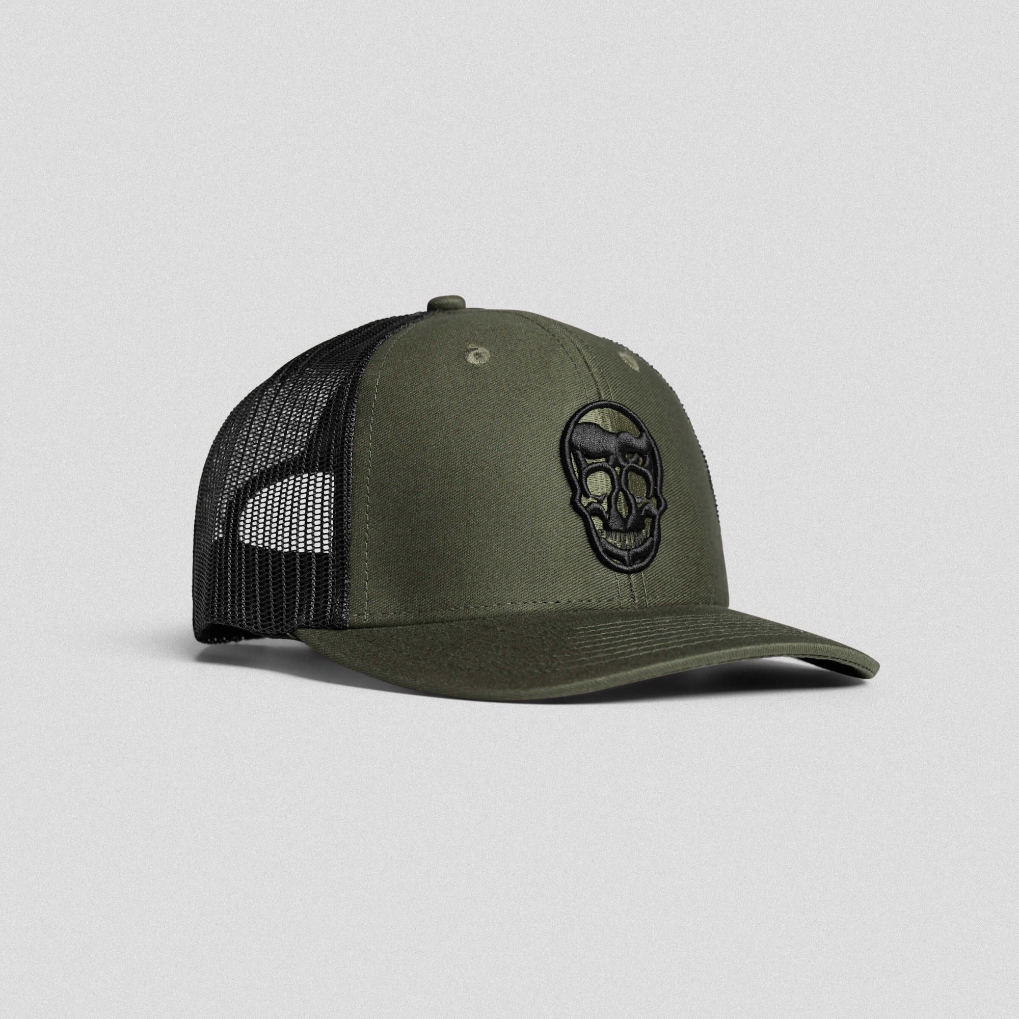 trucker hat od green front