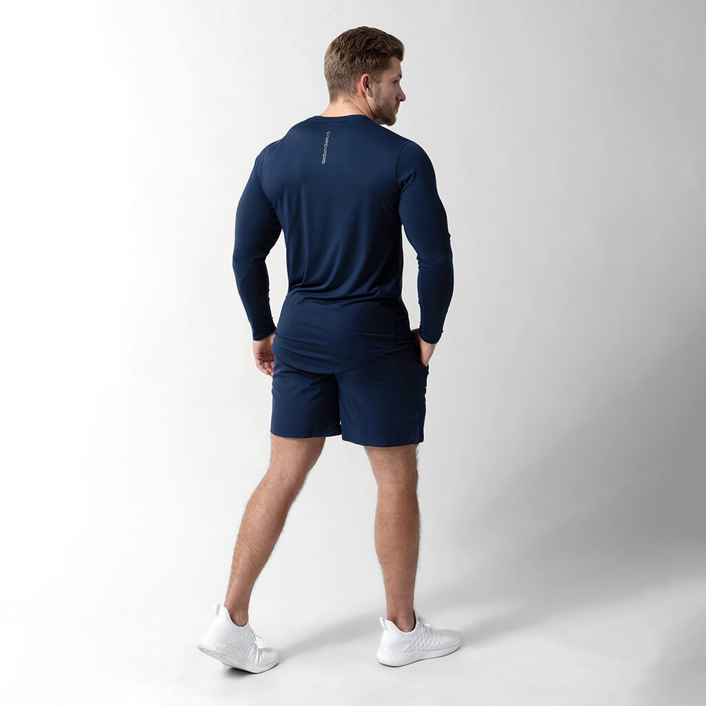 performance shirt navy back