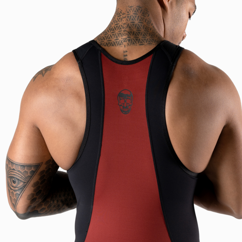 Apex Weightlifting Singlet - Burgundy (IPF Approved)